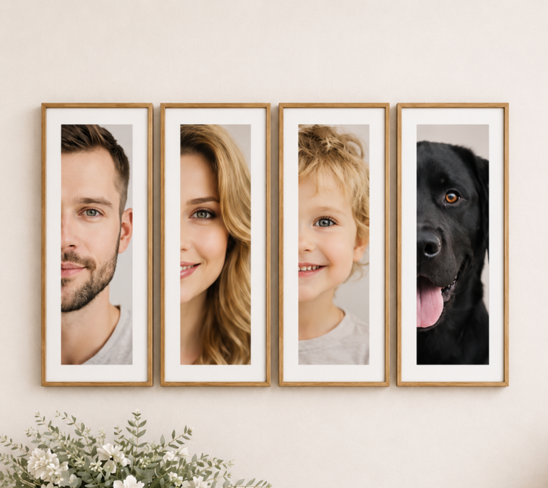 Unique Vertical Photo Wall Decor Under $20: Affordable Style for Any Home